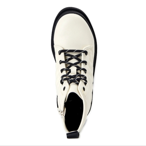 Girls Quilted Combat Boot - Picture 6 of 14